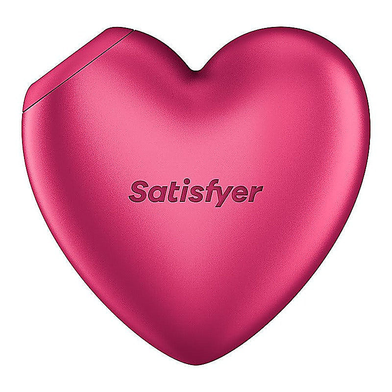 Cutie Heart Air Pulse Clit Vibe by Satisfyer - Clit Ticklers and Pulsators
