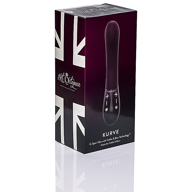 Kurve Waterproof Silicone G Spot Vibrator by Hot Octopuss - G-Spot Vibrators
