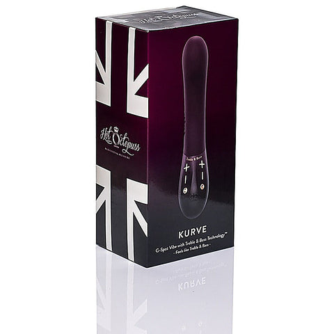 Kurve Waterproof Silicone G Spot Vibrator by Hot Octopuss - G-Spot Vibrators