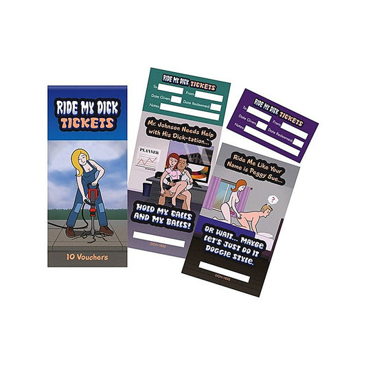 Kheper Ride My Dick Tickets Adult Card Game - Sex Games, Coupons and Tricks