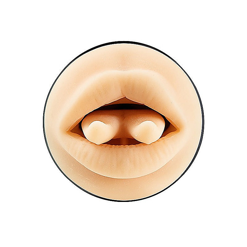 KIIROO Feel Leigh Raven Split Tongue Stars Male Stroker - Masturbators and Strokers