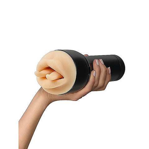 KIIROO Feel Leigh Raven Split Tongue Stars Male Stroker - Masturbators and Strokers