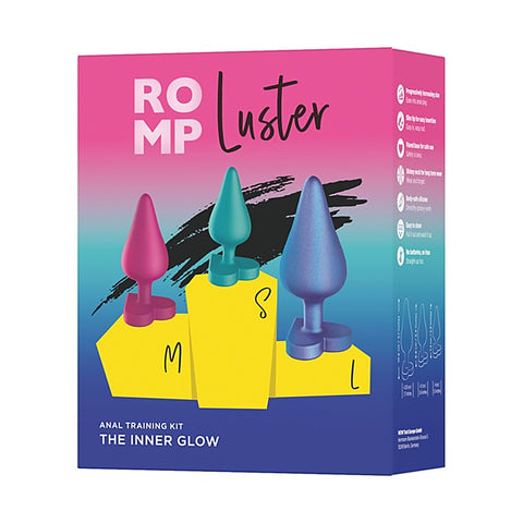 Love Honey Romp Luster Silicone Butt Plugs Set - Butt Plugs
