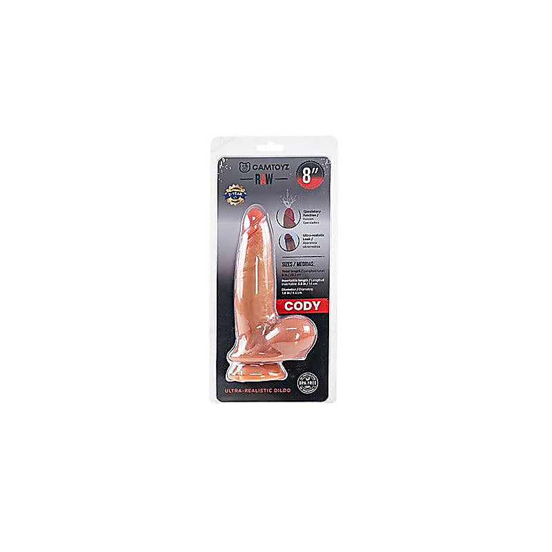 CamToyz Cody Ultra Realistic 20cm Squirting Dildo - Realistic Dildos