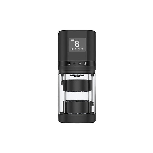 Doc Johnson Maximus LCD Auto Thrusting and Vibrating Stroker - Masturbators and Strokers