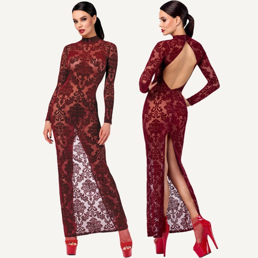 Kink Royal Gown Kimono' by Noir Handmade - Kimono's and Gowns