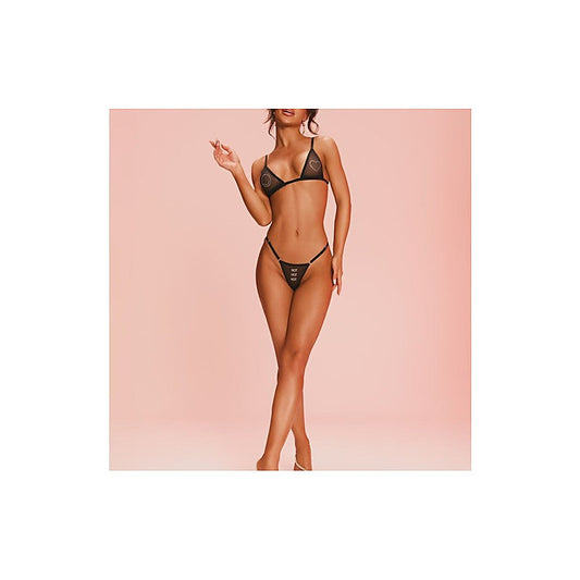 Obsessive Wet Me 2 Piece Sexy Bra and Panty Set S/M - Bras and Bra Sets