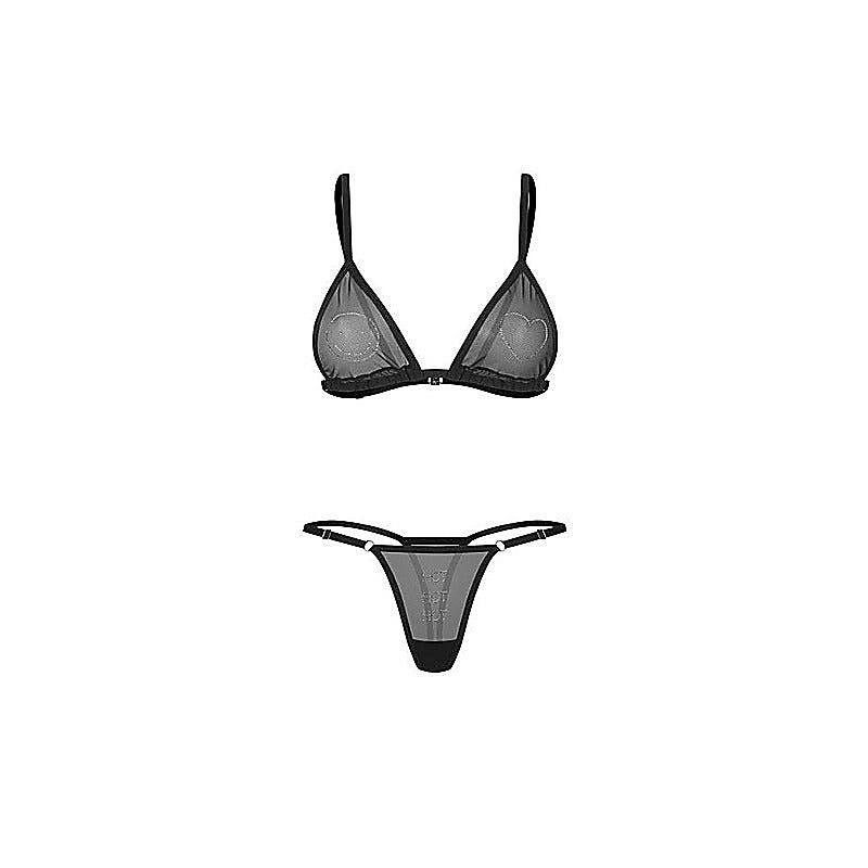 Wet Me 2 Piece Sexy Bra and Panty Set by Obsessive - Bras and Bra Sets