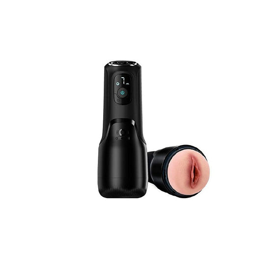 Shots Toys Airturn 4 Gen 2 LED Suction Vaginal Masturbator - Masturbators and Strokers