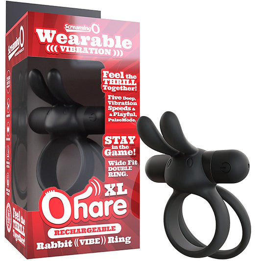 Screaming O Ohare XL Rechargeable Rabbit Vibe Penis Ring