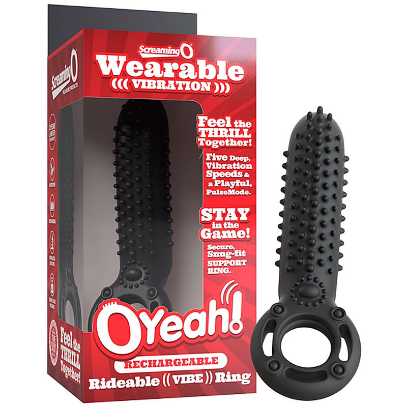 Screaming O OYeah Rechargeable Rideable Vibrating Cock Ring - Vibrating Cock Rings