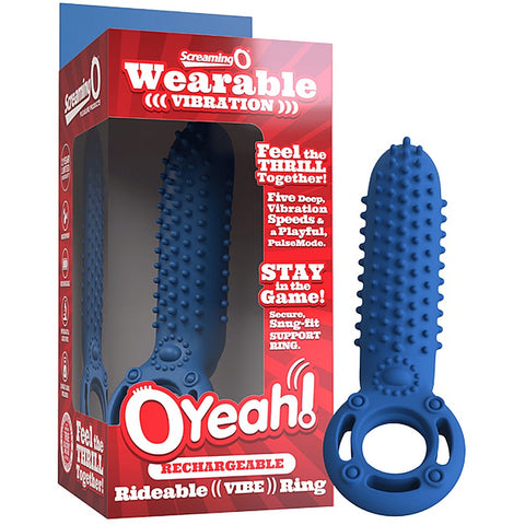 Screaming O OYeah Rechargeable Rideable Vibrating Cock Ring - Vibrating Cock Rings