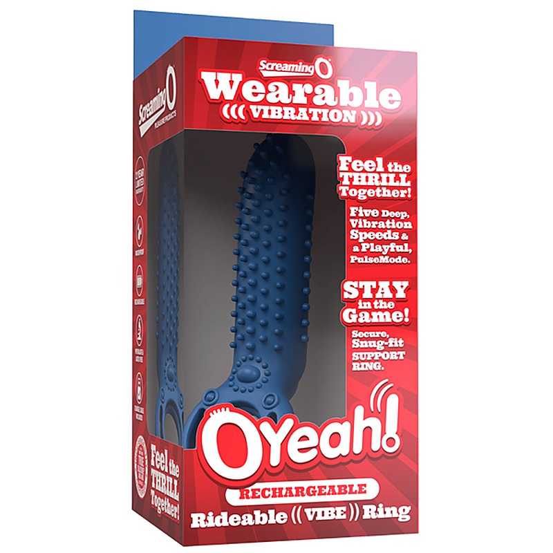 Screaming O OYeah Rechargeable Rideable Vibrating Cock Ring - Vibrating Cock Rings