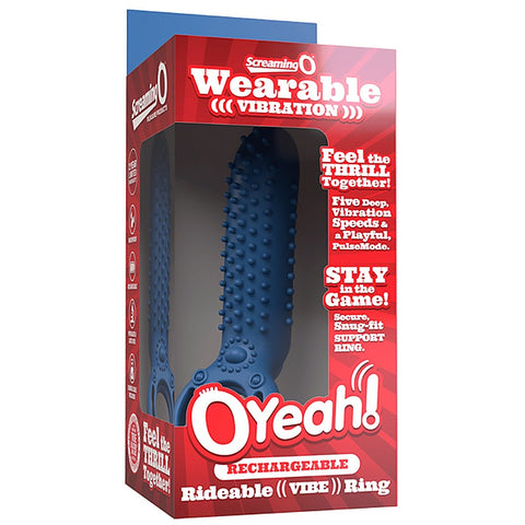 Screaming O OYeah Rechargeable Rideable Vibrating Cock Ring - Vibrating Cock Rings