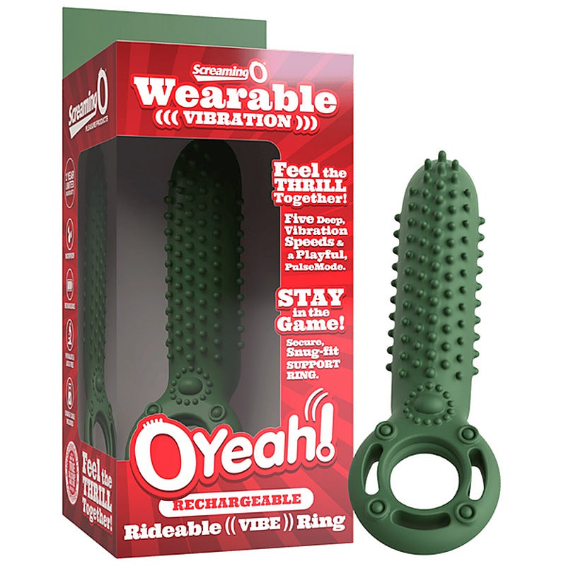 Screaming O OYeah Rechargeable Rideable Vibrating Cock Ring - Vibrating Cock Rings