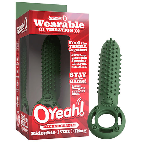 Screaming O OYeah Rechargeable Rideable Vibrating Cock Ring - Vibrating Cock Rings