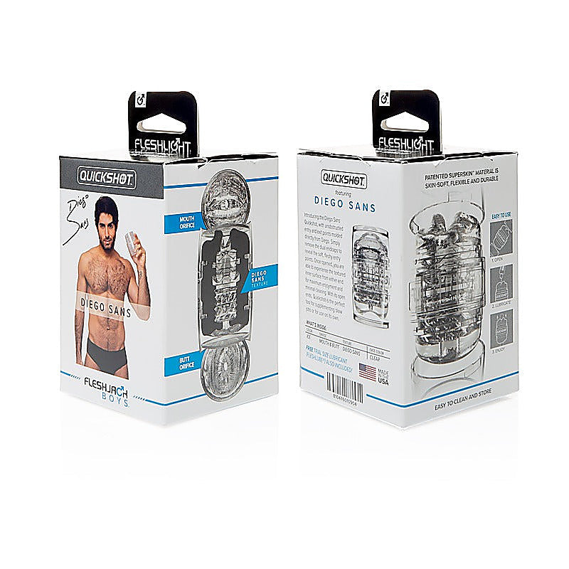 Quickshot Diego Sans Mens Masturbator by Fleshlight - Masturbators and Strokers
