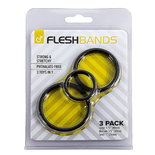 FleshRings 3 Pack by Fleshlight - Cock Ring Sets