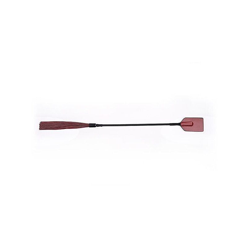 Sportsheets Saffron Tap & Tickle Dual Ended Crop and Silicone Flogger - Whips And Crops