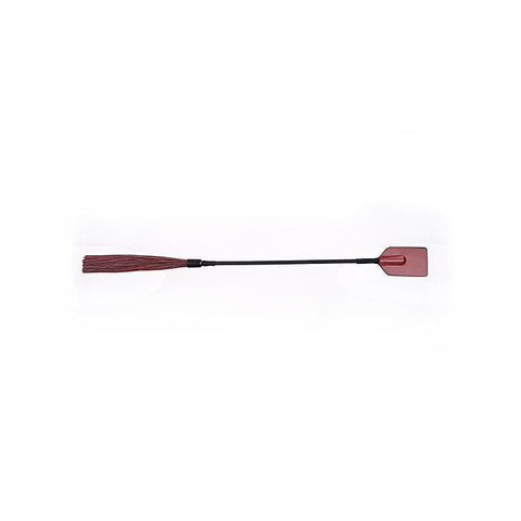 Sportsheets Saffron Tap & Tickle Dual Ended Crop and Silicone Flogger - Whips And Crops