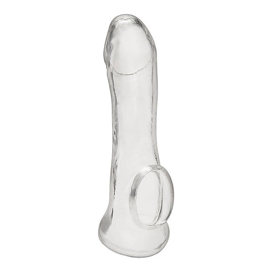 Blue Line 6.75 Inch Girthy Penis Enhancing Sleeve Extension - Penis Sleeves and Extenders