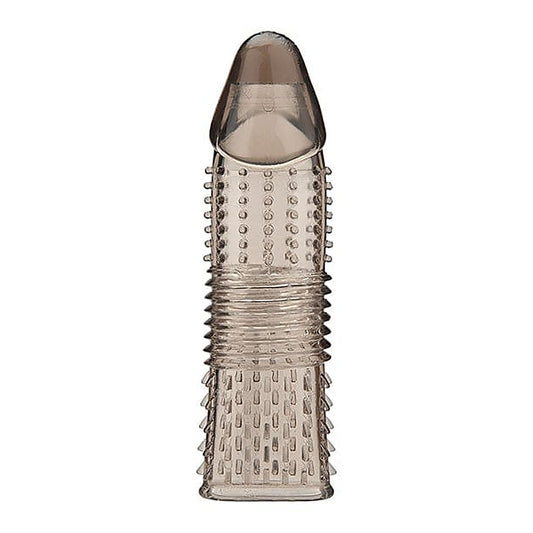 Blue Line 6.5 Inch Triple Sensation Penis Sleeve Extension - Penis Sleeves and Extenders