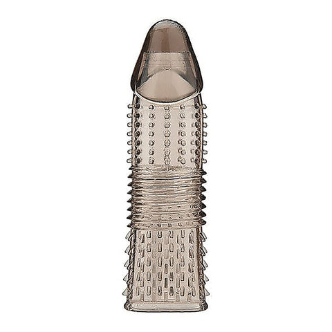 Blue Line 6.5 Inch Triple Sensation Penis Sleeve Extension - Penis Sleeves and Extenders