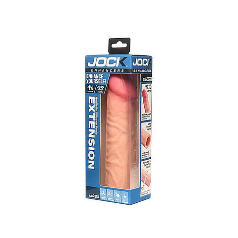 JOCK Enhancers 1.5 Inch Silicone Penis Sleeve by Curve Toys - Penis Sleeves and Extenders