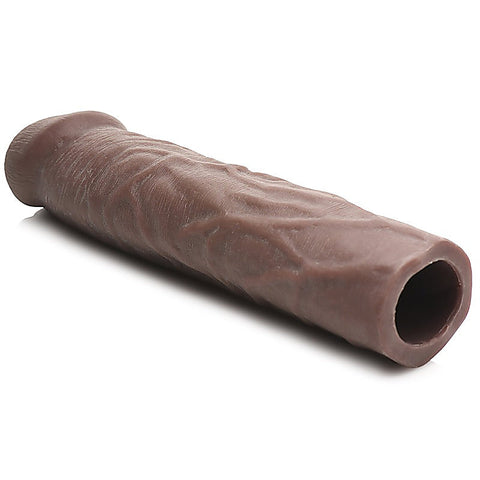 JOCK Extra Long 3 Inch Penis Extension Sleeve by Curve Toys - Penis Sleeves and Extenders