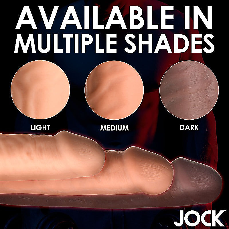 JOCK Extra Long 3 Inch Penis Extension Sleeve by Curve Toys - Penis Sleeves and Extenders