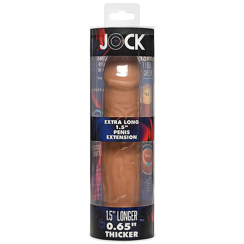 JOCK Extra Long 1.5 Inch Penis Extension Sleeve - Penis Sleeves and Extenders