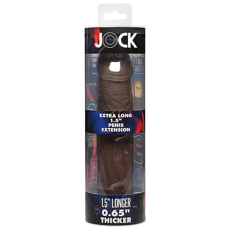 JOCK Extra Long 1.5 Inch Penis Extension Sleeve - Penis Sleeves and Extenders