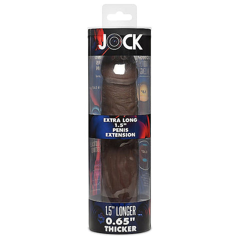 JOCK Extra Long 1.5 Inch Penis Extension Sleeve - Penis Sleeves and Extenders
