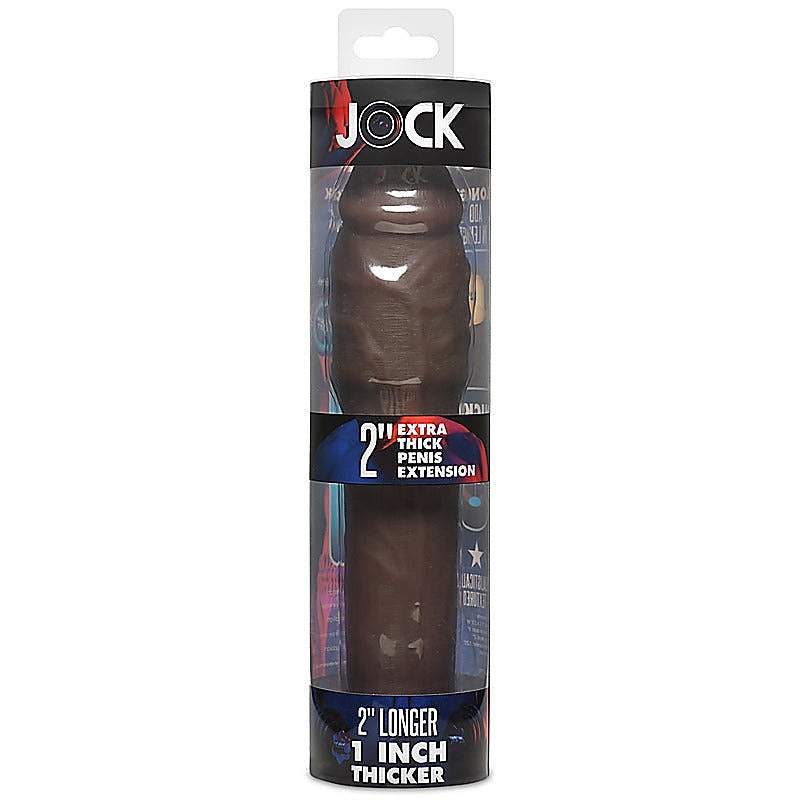 JOCK Extra Thick 2 Inch Penis Extension Sleeve by Curve Toys - Penis Sleeves and Extenders