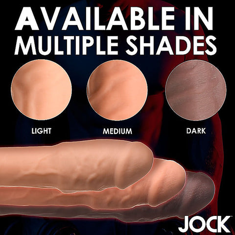 JOCK Extra Thick 2 Inch Penis Extension Sleeve by Curve Toys - Penis Sleeves and Extenders