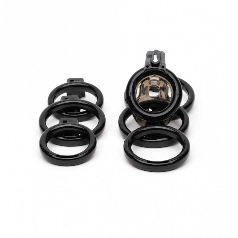 Gladiator Size 1 Soft Cock Cage with Pussification Plug - Male Chastity