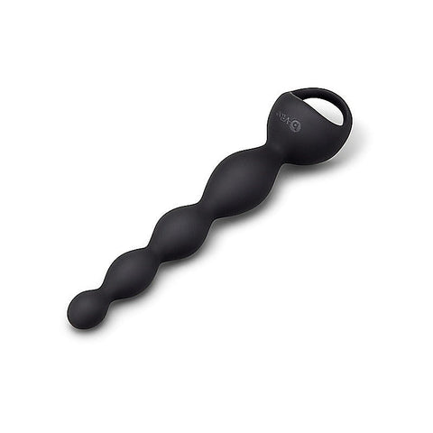 6.5 Inch Vibing Tapered Silicone Anal Beads by B-Vibe - Anal Beads and Balls