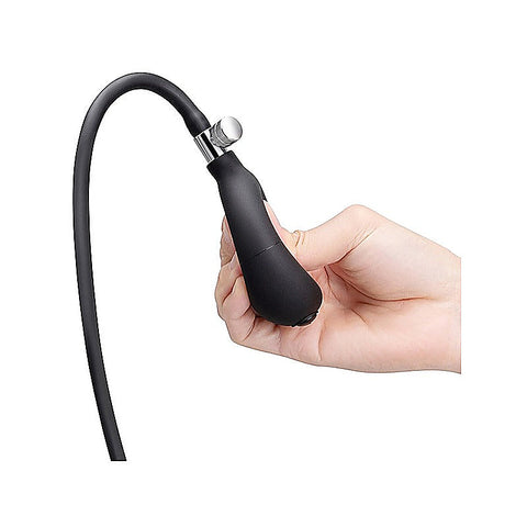 Beaded Silicone Inflatable Anal Plug by B-Vibe - Butt Plugs