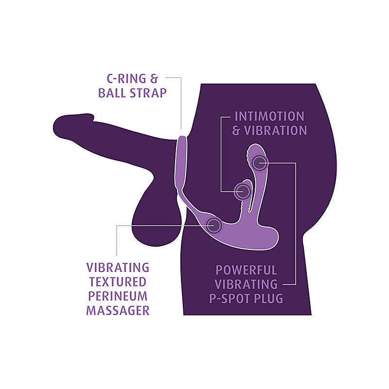 Anal Fantasy Elite Ass-Gasm intiMotion P Spot Vibe - Prostate Toys