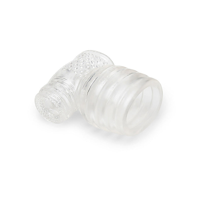 Clear Male Masturbator Wand Attachment by Le Wand - Masturbators and Strokers