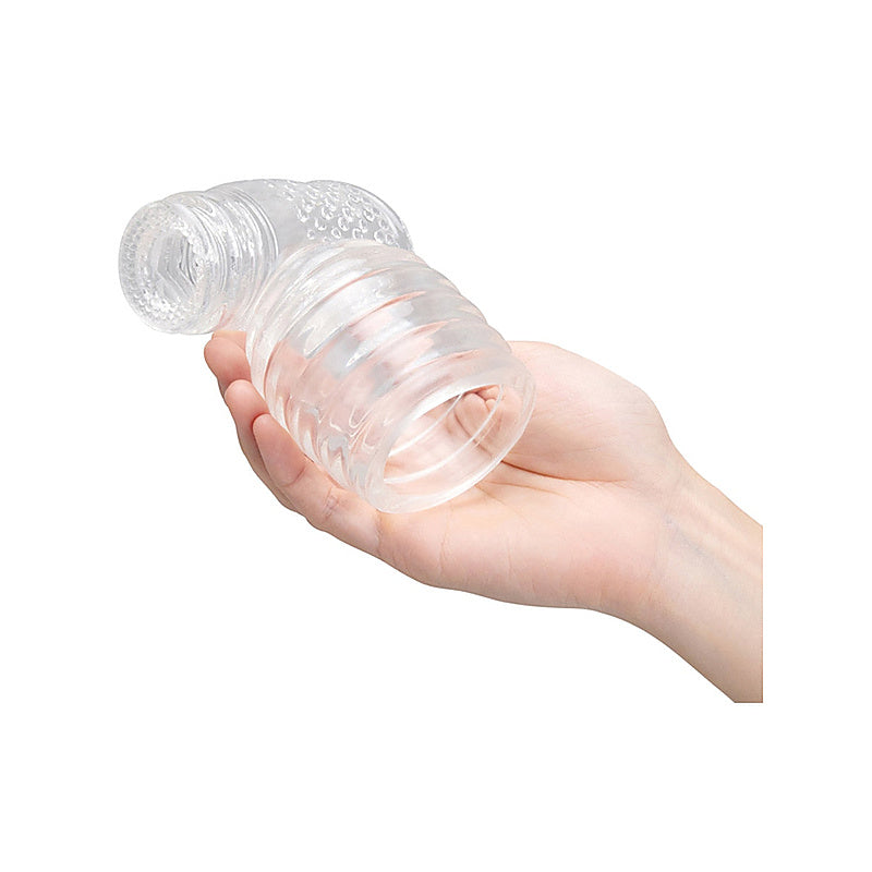 Clear Male Masturbator Wand Attachment by Le Wand - Masturbators and Strokers