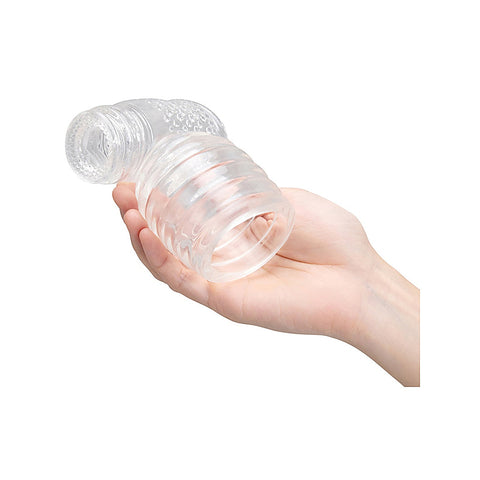Clear Male Masturbator Wand Attachment by Le Wand - Masturbators and Strokers