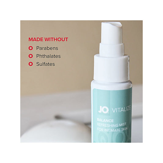 System JO Vitalize Balance Refreshing Mist Lubricant 60ml - Massage Oils and Lubricants