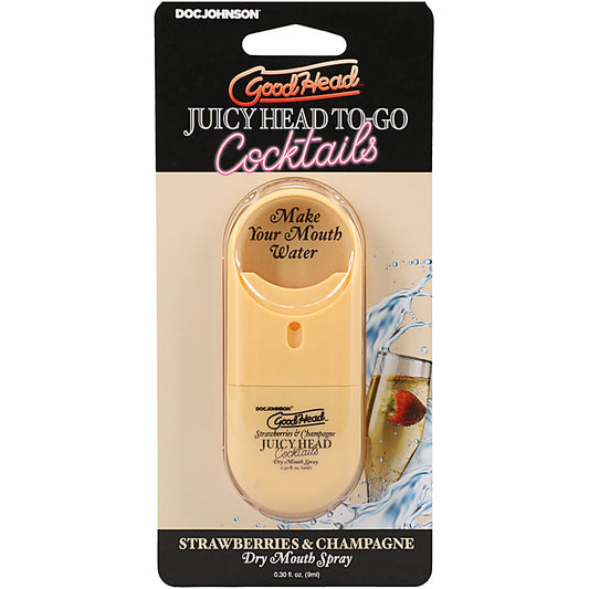 GoodHead Juicy Head Cocktails Dry Mouth Spray To-Go 9ml - Delay and Excite Sprays