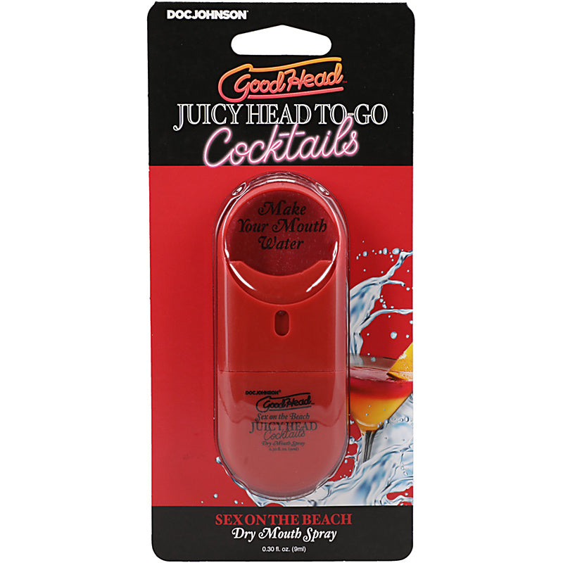 GoodHead Juicy Head Cocktails Dry Mouth Spray To-Go 9ml - Delay and Excite Sprays