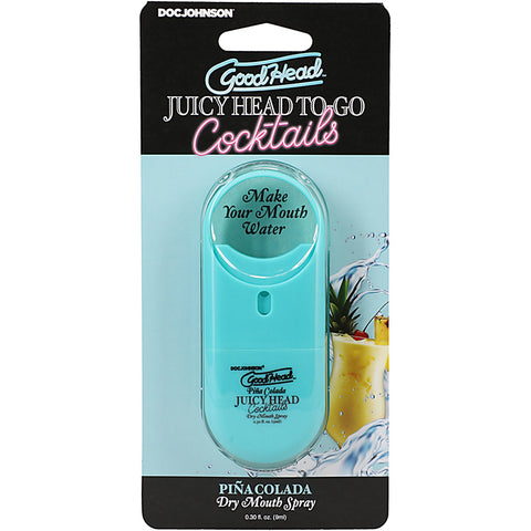 GoodHead Juicy Head Cocktails Dry Mouth Spray To-Go 9ml - Delay and Excite Sprays
