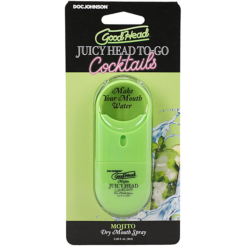 GoodHead Juicy Head Cocktails Dry Mouth Spray To-Go 9ml - Delay and Excite Sprays