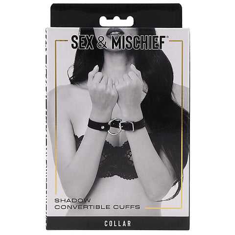 Sex and Mischief Shadow Convertible BDSM Cuffs - Cuffs And Restraints