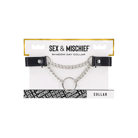 Shadow Day Bondage Collar by Sportsheets - Collars and Leads
