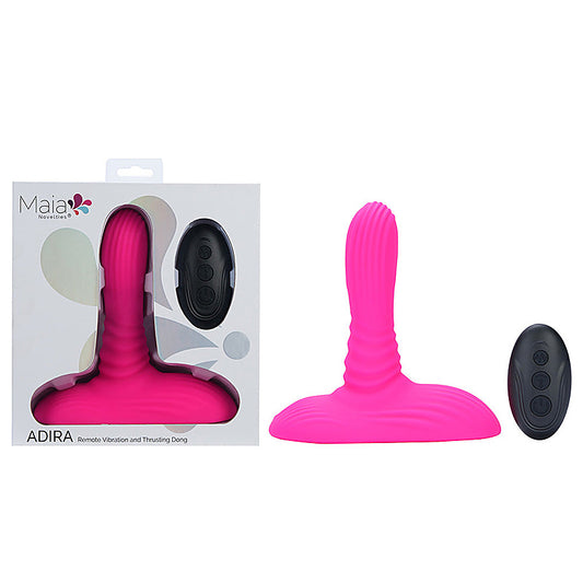 Maia ADIRA USB Rechargeable Thrusting Vibrator with Remote